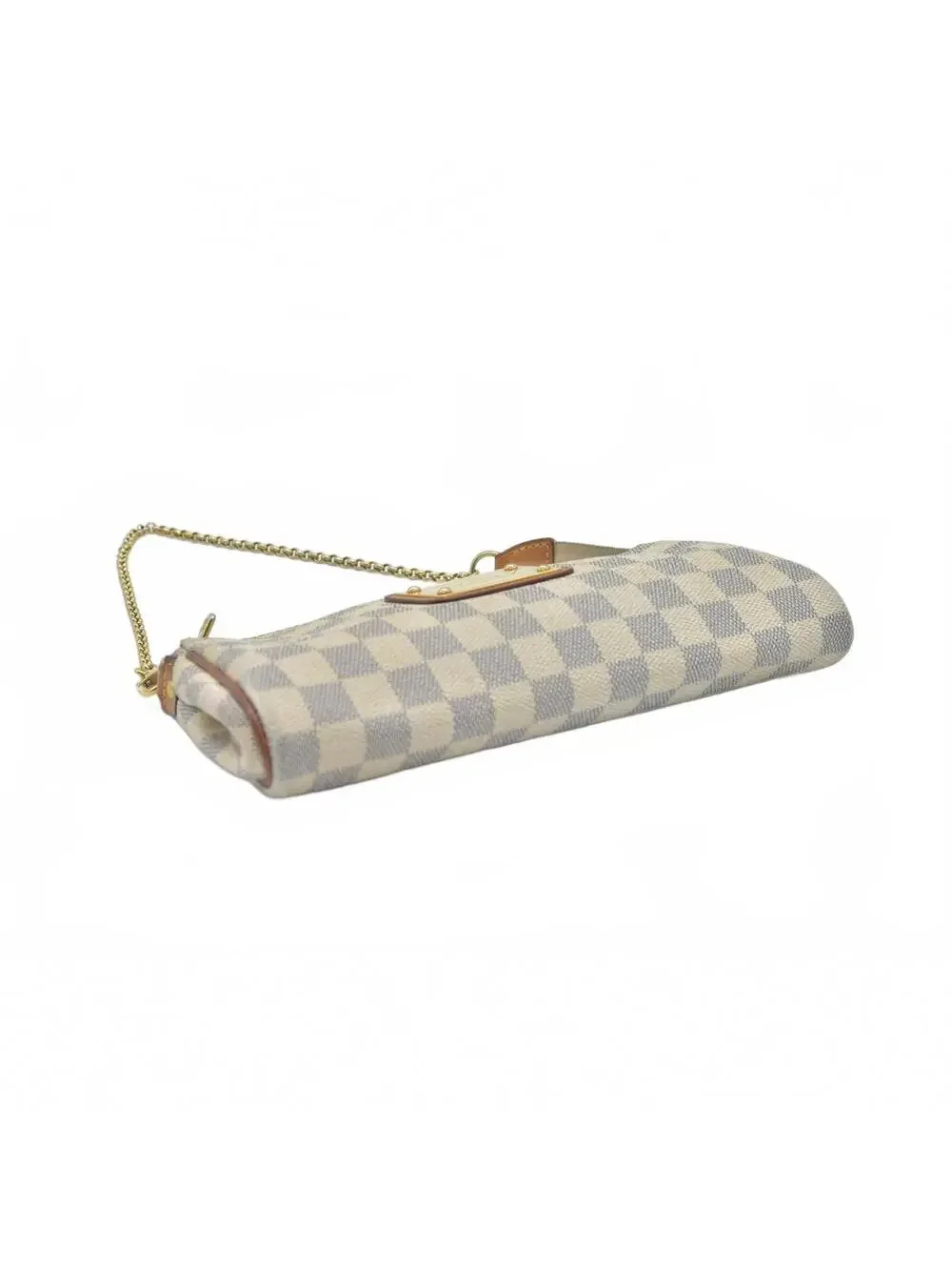 $1460 2012 Louis Vuitton Damier Azur Eva Clutch SN2182